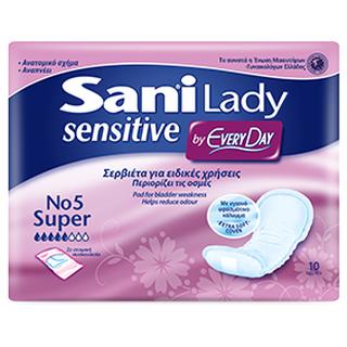 ΠΑΝΕΣ SANI LADY-EVERYDAYNo5 SUPER 10ΤΕΜ