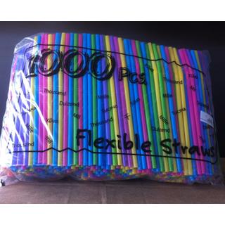 THICK SORBET STRAWS 1000PIECES