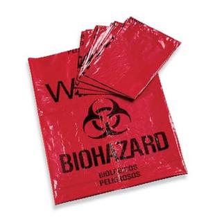 RED BIO-HAZARD BAGS 80X110CM