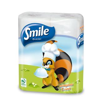 SMILE DOUBLE KITCHEN ROLL DOUBLELEAF 45 R+R