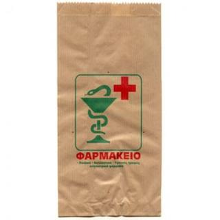 BROWN PHARMACY PAPERBAG KRAFT 10X22